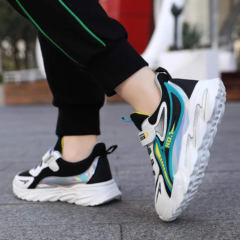 Children Shoes Fashion Kids Sneakers Sport Shoes for Boys Fashion Mesh Running Shoes Children Breathable Casual Walking Shoes