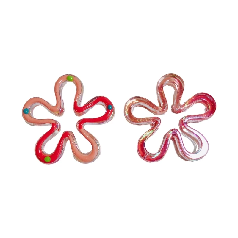 

7 Color Small Five Petals Flower Charm Pendants for Women DIYJewelry Making 57BD