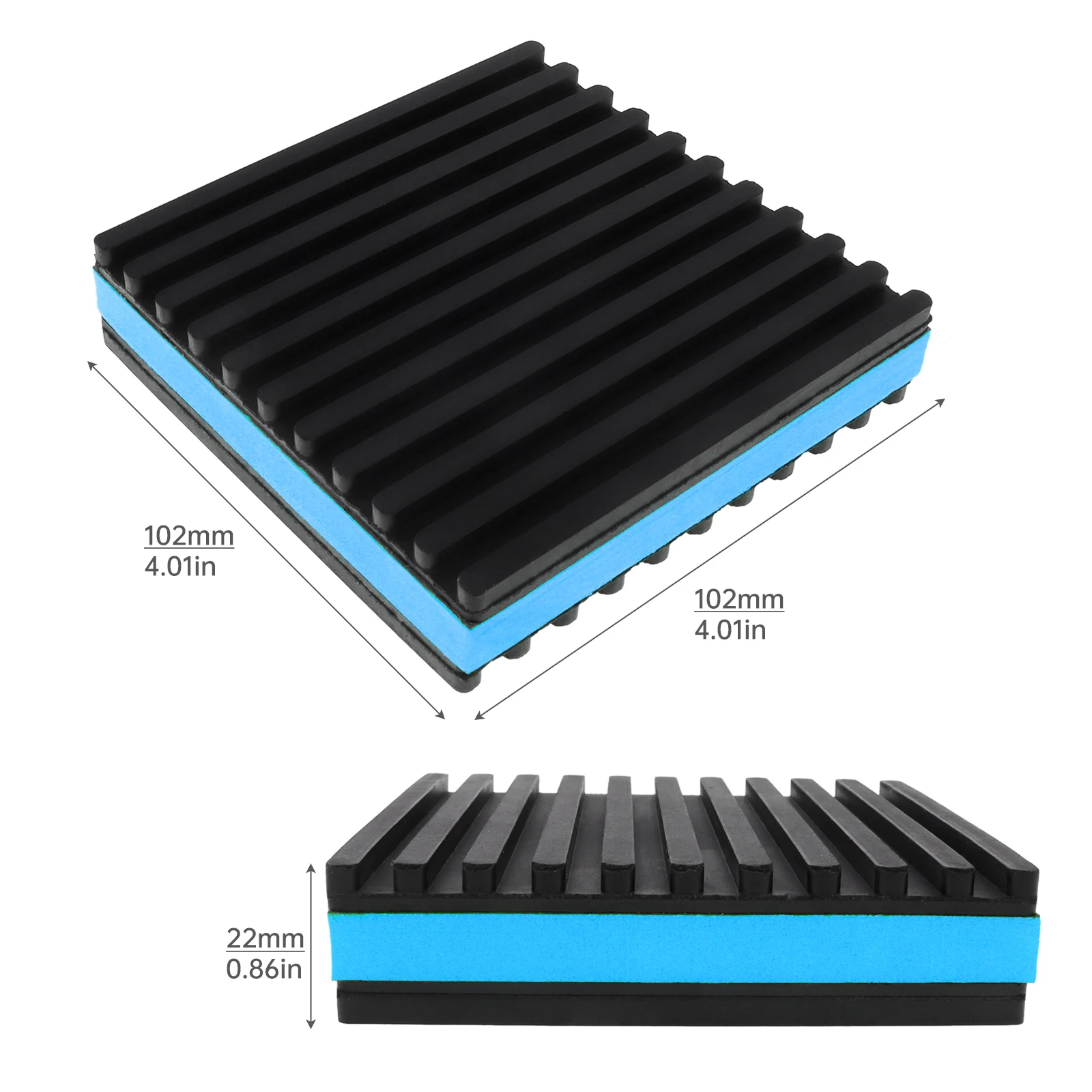 4 шт. резиновая антивибрационная накладка для HVAC/воздушного