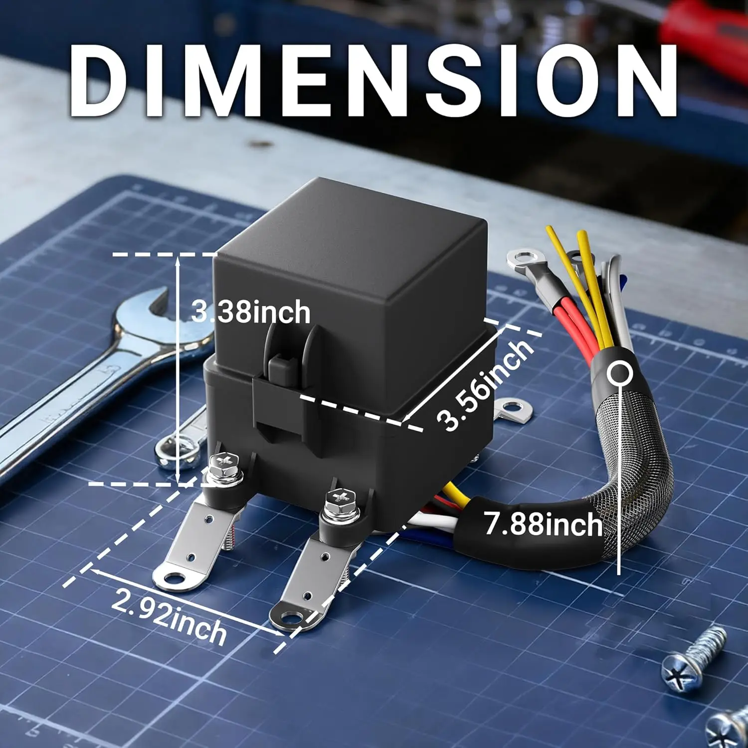 

3-контактный водонепроницаемый релейный блок 12 В, предварительно проводный предохранитель и релейный блок, 3x4-контактное реле 40 А и 3 лезвия предохранителя ATC/ATO для автомобилей, грузовиков