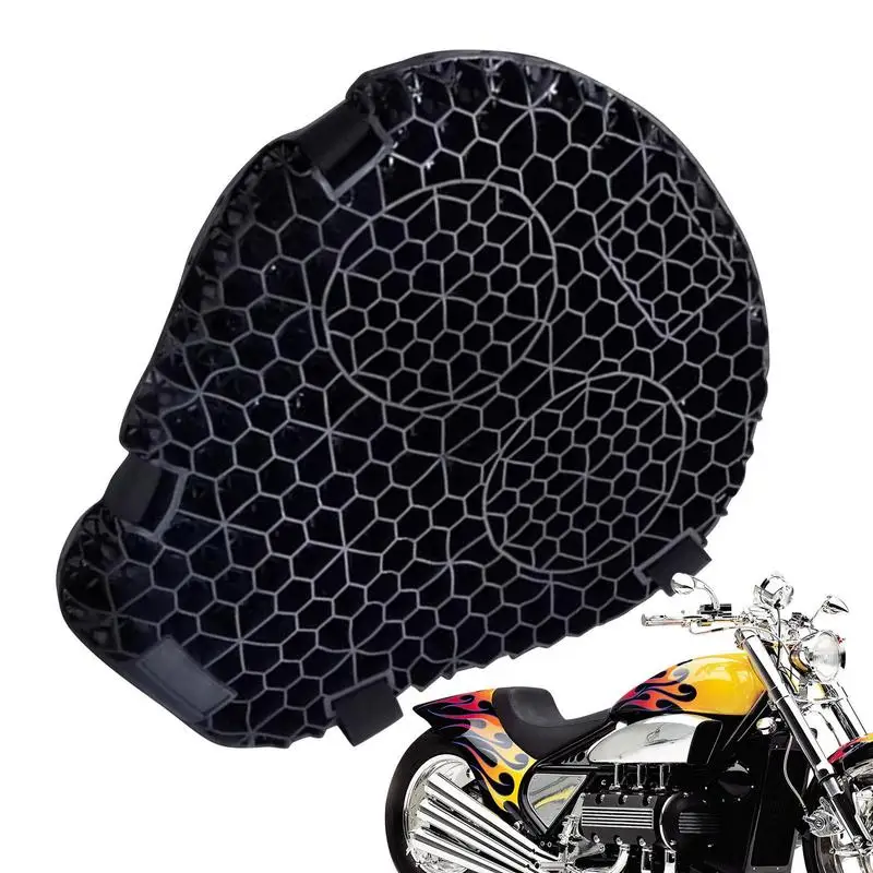 

Motorcycle Seat Cushion Shock Absorbing Breathable 3D Honeycomb Bike Gel Seat Pad Universal Anti-Slip Gel Seat Cover Accessories