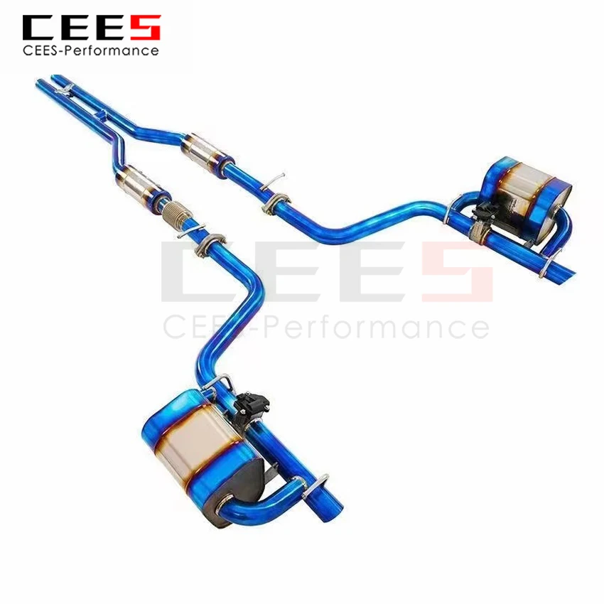 

CEES Exhaust System For Dodge Challenger 3.6L Performance Titanium Tuning Catback Valve Muffler Auto Modification Accessories