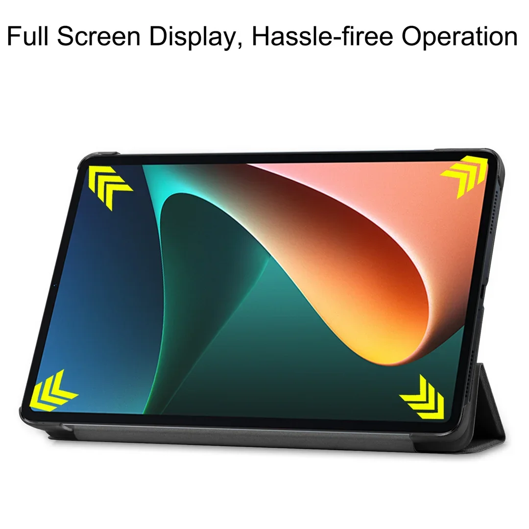 Для TCL TAB 10s 9080G (2021) Тонкий защитный чехол-подставка из искусственной кожи для 10 9081X
