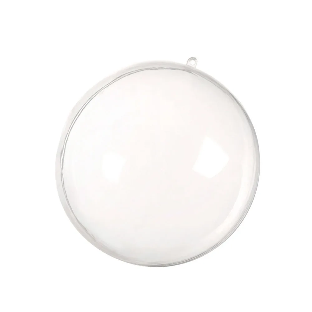 

Festival Decor Christmas Balls Lightweight Plastic Transparent Acrylic Baubles Jewelry Durable Casement Display
