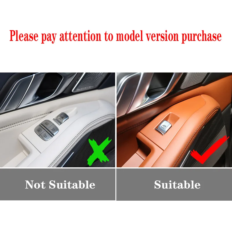 LHD для BMW X5 G05 X7 G07 2019-2022 кнопка переключения стеклоподъемника автомобиля панель