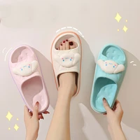 kawaii sanriod cinnamorol slippers women wear net red ins high appearance three dimensional lovely thickened beach home shoes