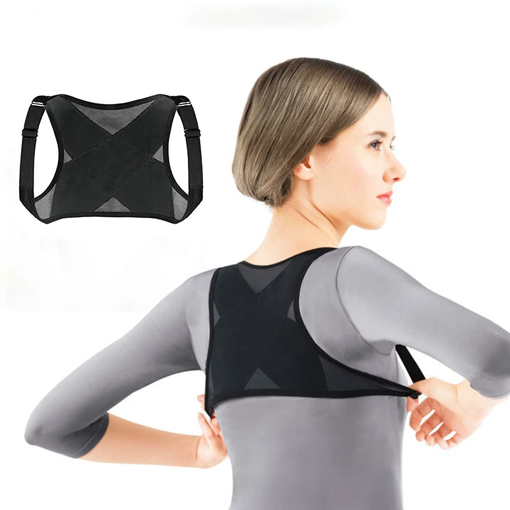 

Breathable Adjustabl Posture Correct Corset Back Belt Support Spine Orthopedic Bandage Shoulder Brace Posture Upper Back