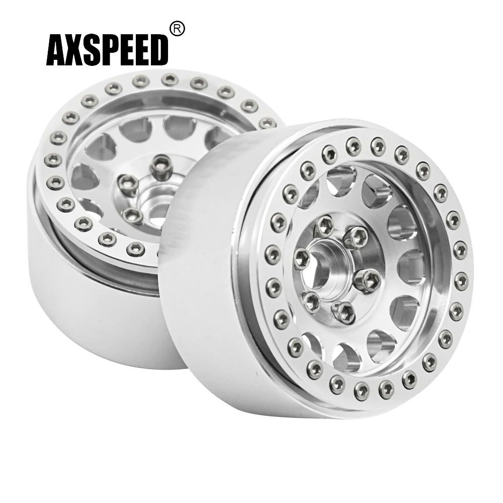 

AXSPEED 4 шт. алюминиевый сплав 1,9 дюйма Beadlock Колесные диски втулки 30 мм для Axial SCX10 TRX-4 1/10 RC Rock Crawler детали для моделей автомобилей