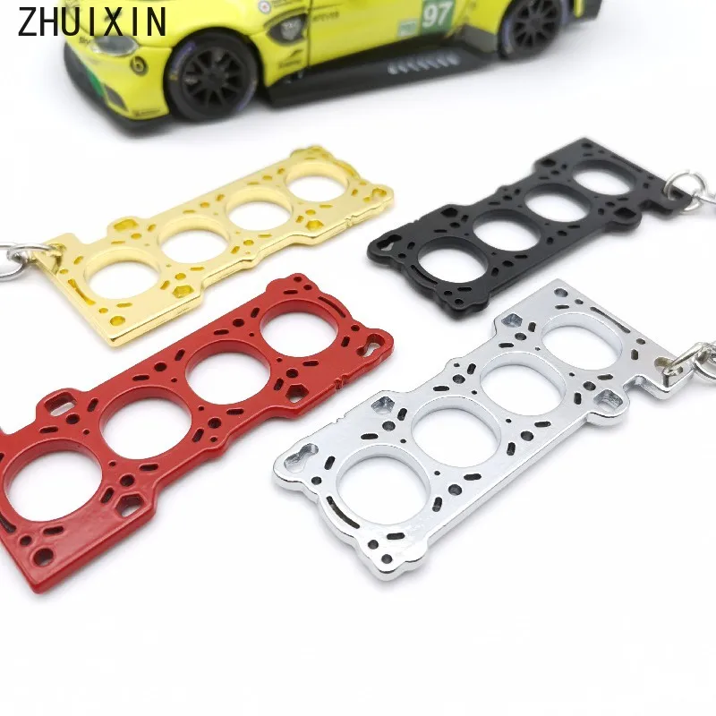 

Car Parts Engine Gasket Keychain Alloy Key Ring Buckle Keyfob Tags Modification Gift For Bmw Audi Honda Jdm Auto Accessories