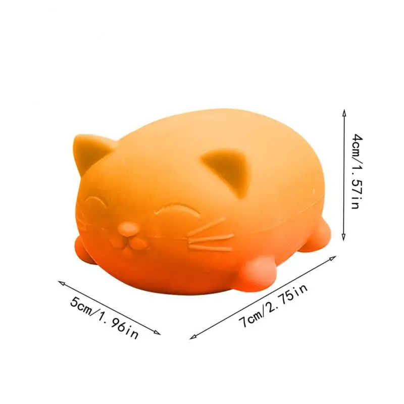 

Cat Colorful Vent Ball Press Decompression Toy Relieve Anti Stress Balls Hand Squeeze Fidget Toy Pack For Child Kids Antistress