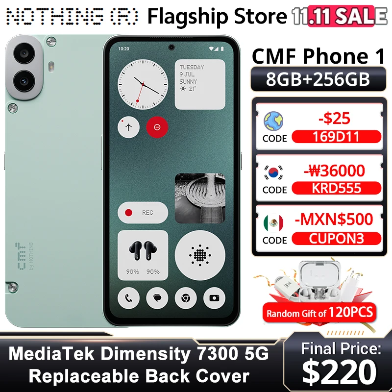 Смартфон NOTHING phone (1) 8/256ГБ global