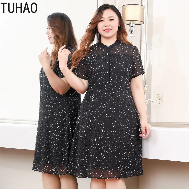 Летнее элегантное платье TUHAO для матери большого размера 10XL 9XL 8XL сексуальные