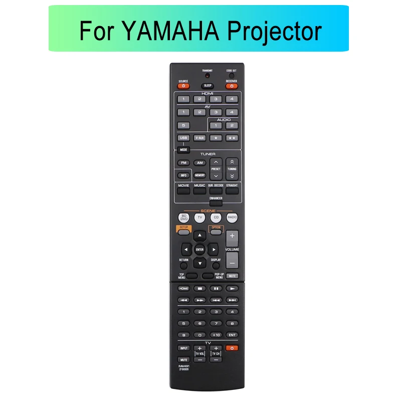 Mingfulai для YAMAHA RAV491 проектор с дистанционным управлением Universal RAV375 RAV432 RAV494 ZF30320 RX-V373BL