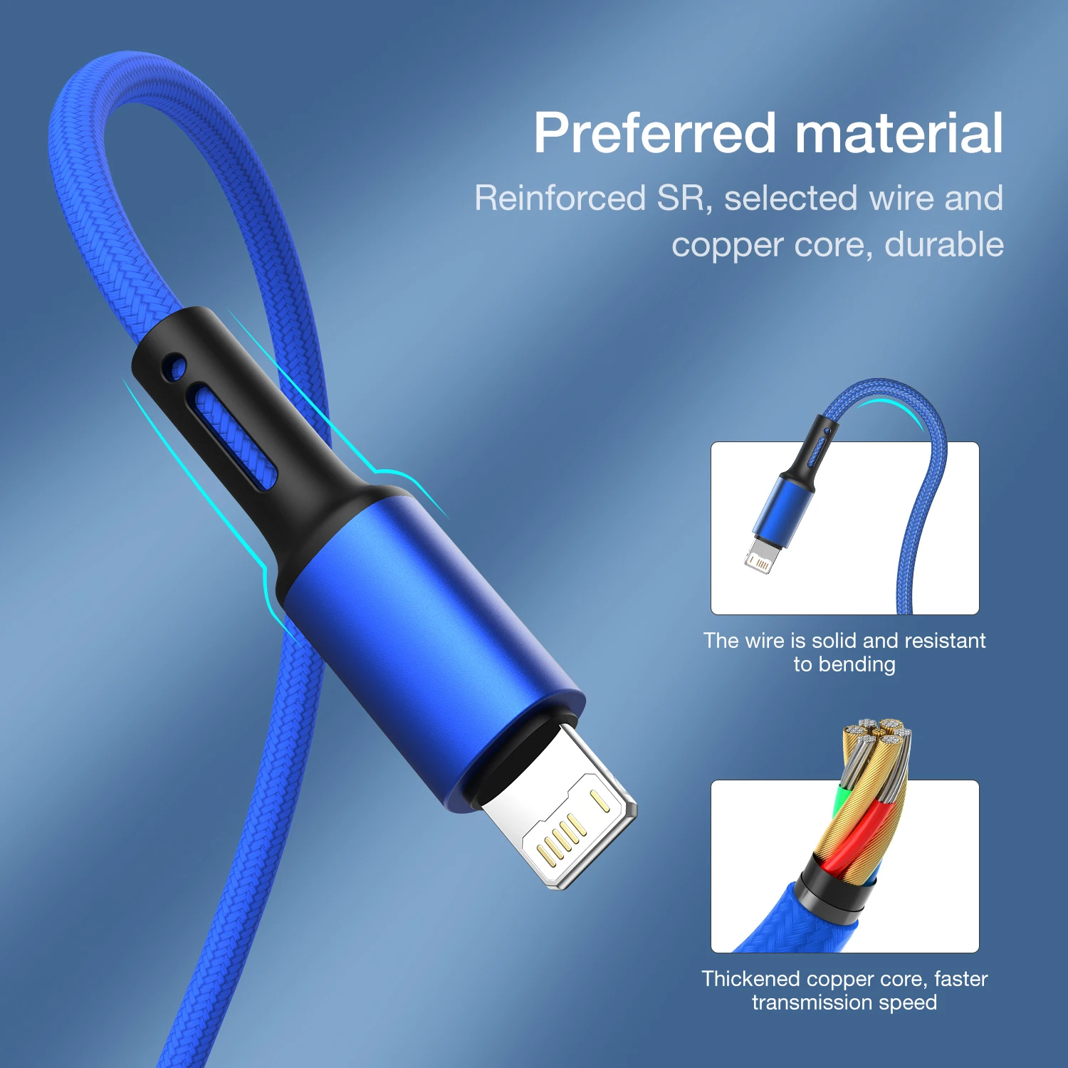USB-кабель для iPhone 12 13 11 Pro Max Xs XR X 8 7 6 6s Plus Apple iPad 3A шнур быстрой зарядки и передачи