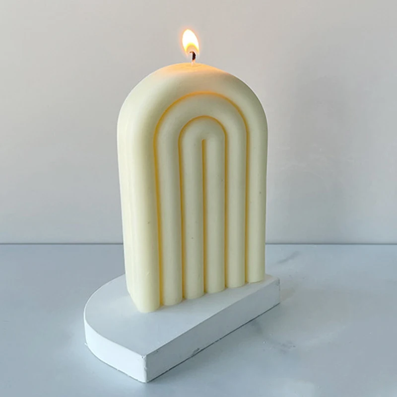 U-образная силиконовая форма сделай сам в виде свечи креативная Радуга Арка моста