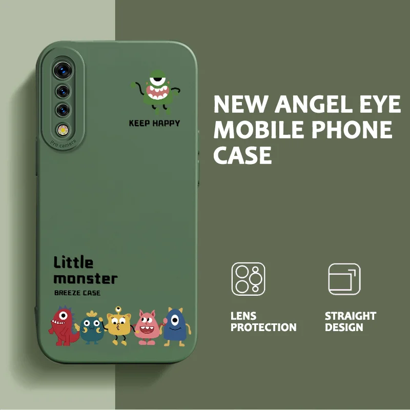 

Case for vivo S1 Y7S Z1x S1 Prime S1 Pro Y9S X50 Lite V17 Russia Y51 Pakistan iQOO Neo Little Monster Simple and lovely