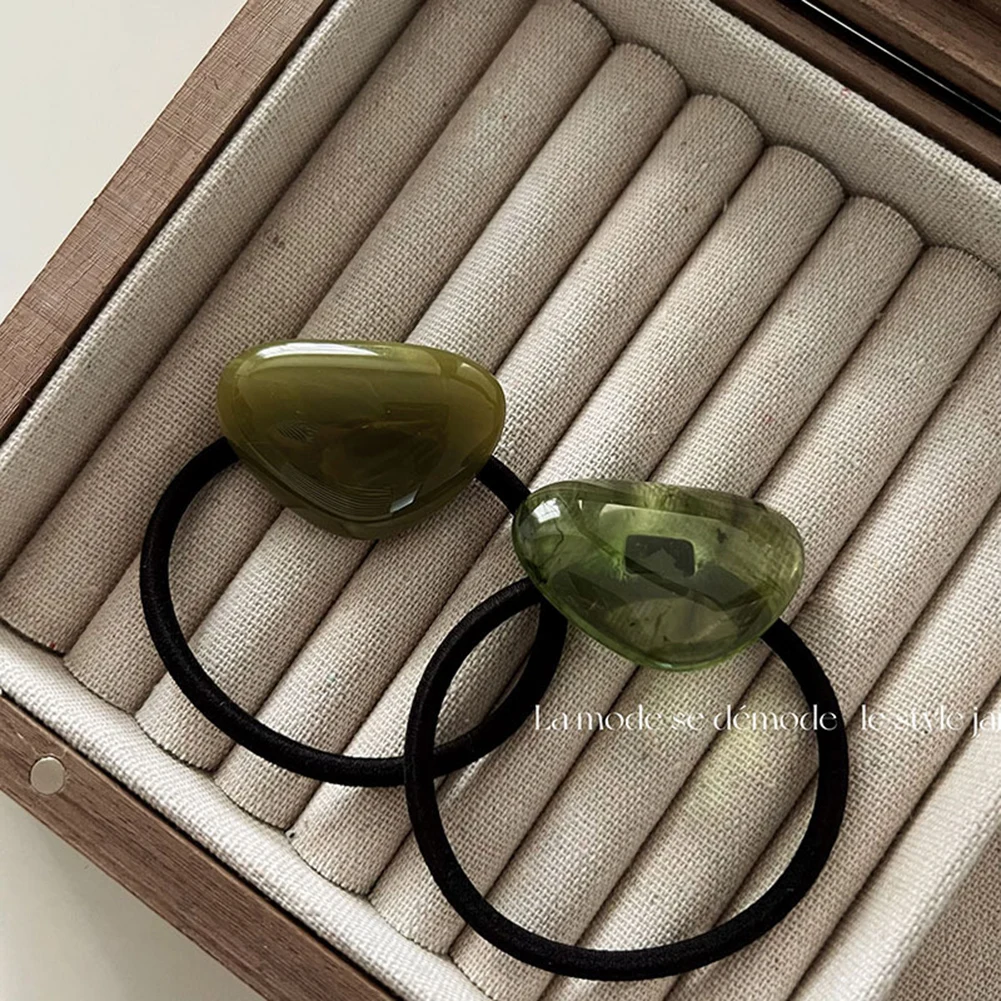 

1Pc High Elastic Heart-shaped Hair Ring Hair Rope Band Hair Accessories Hair Tie Hair Rope Cute Small Gift For Women Girls Korea