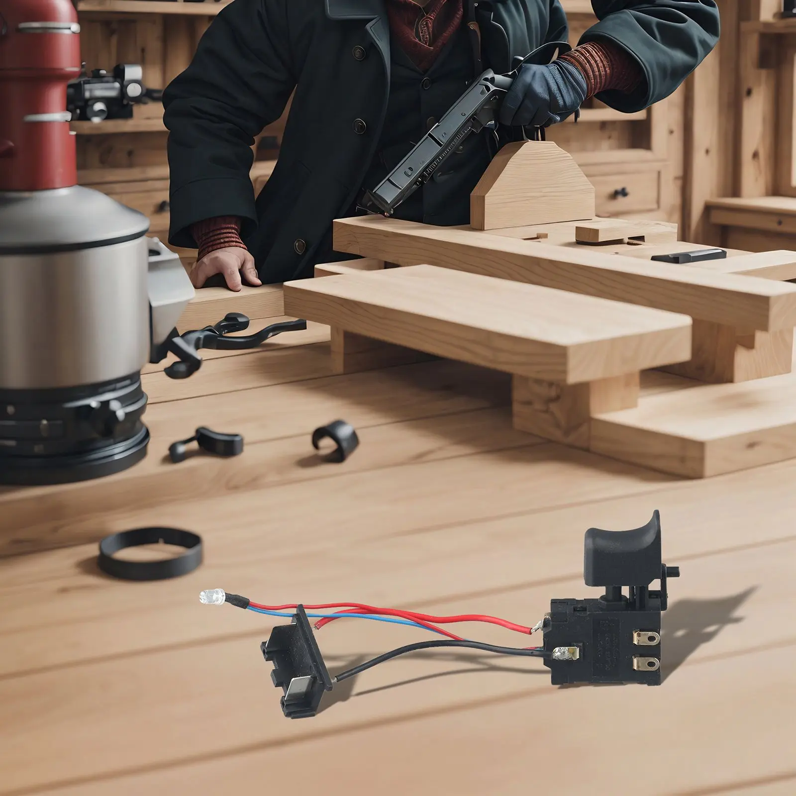 Электрическая дрель 1 шт. 21 в Пылезащитная кнопка управления скоростью пусковой