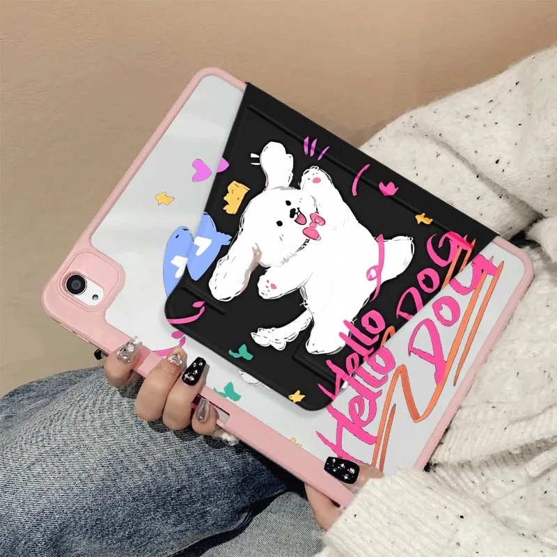 Смарт-чехол Happy Little Dog для iPad Air 5 2022 4 чехол Pro 11 2-й 3-й 4-й Ipad Mini 6 8 3 9 7 2/3 10