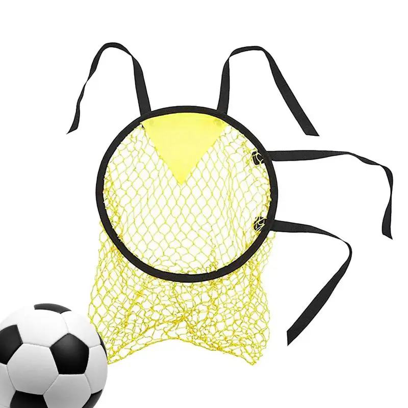 

Top Bins Soccer Target Goal Easy To Attach And Detach To The Goal For Shooting Accuracy Training Multi-Sport Target Net