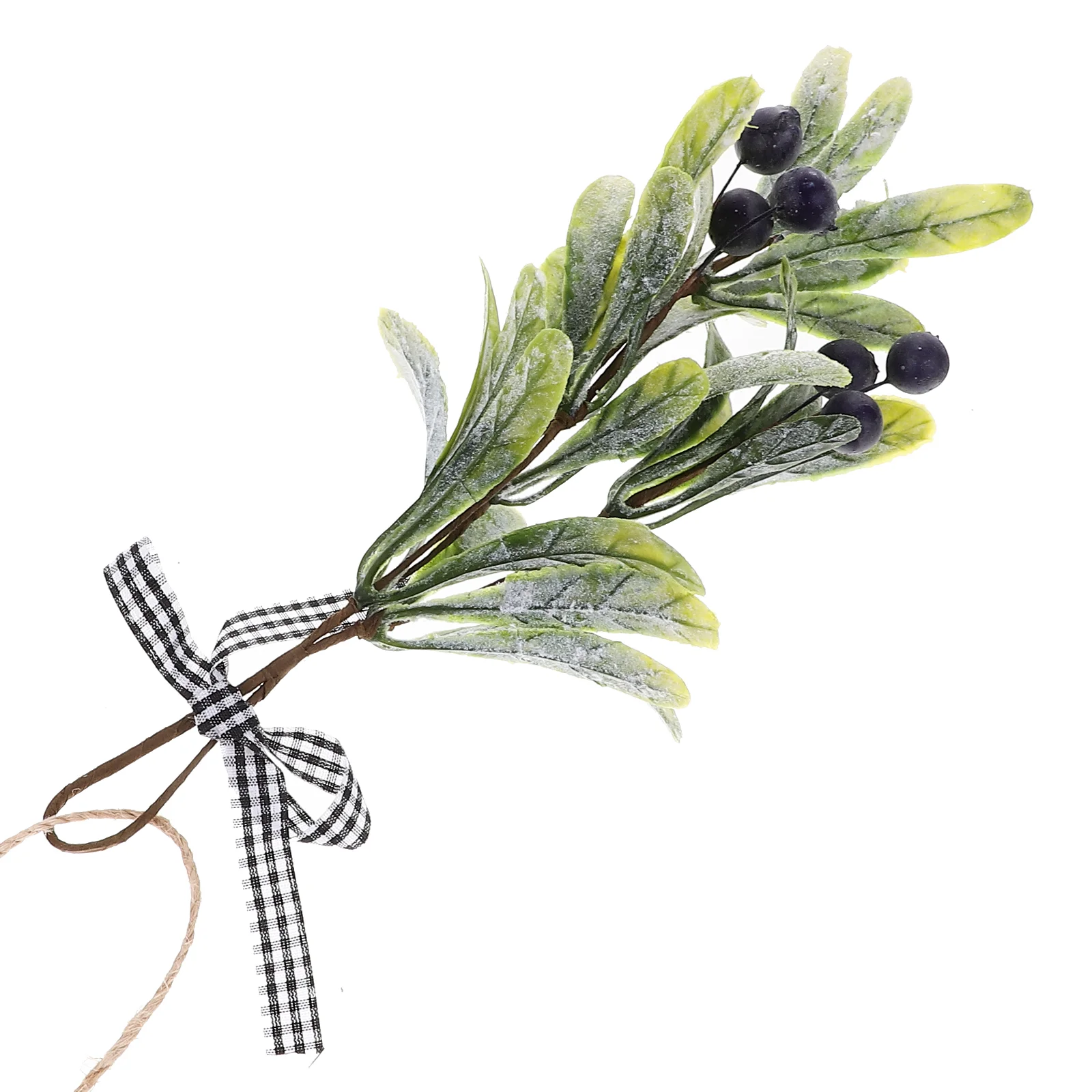 

Fireplace Decor Christmas Stair Swag Mistletoe Pendant Party Decoration Foam Teardrop Branch Window