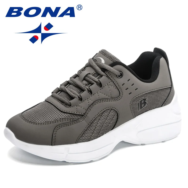 BONA 2023 New Designers Light Sneakers Casual Shoes Women Platform Shoes Fashion Vulcanized Shoes Ladies Comfy Zapatillas Mujer