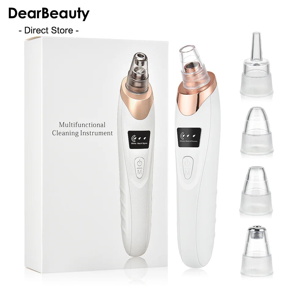 

Blackhead Remover Vacuum Pore Cleaner Facial Cleaning Black Dots Suction Exfoliating Beauty Acne Pimple Remover Tool Skin Care
