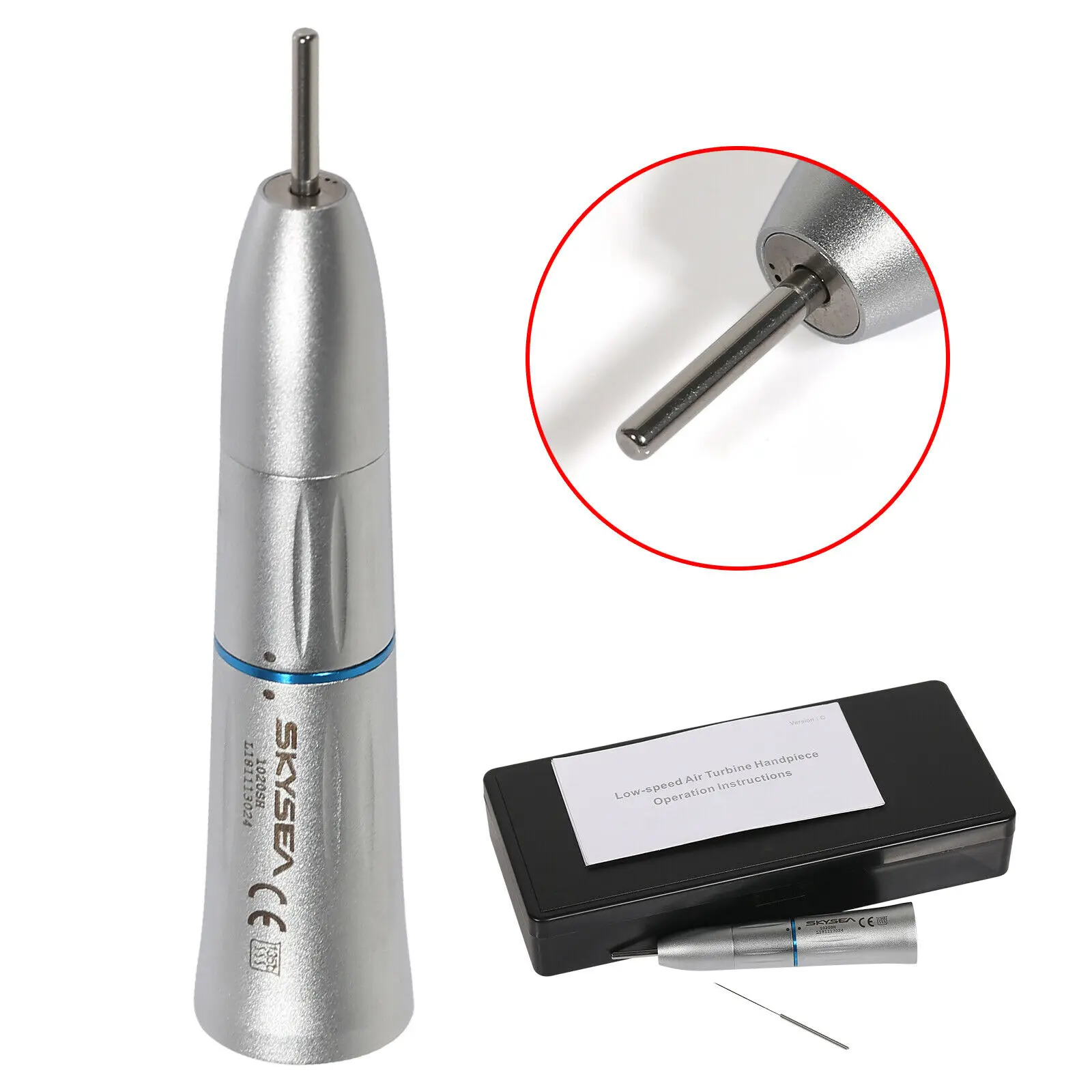 

Dental Inner Water Spary Slow Low Speed Straight Handpiece Nosecone E-type Fit Kavo NSK