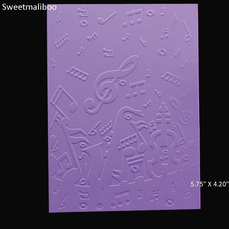 2017 тисненая папка для музыкальвечерние пластиковая подставка рукоделия конверт