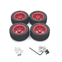 suitable for wltoys 144001 144010 124016 124017 124018 124019 lc rc car metal upgrade heightening and increasing wheel set