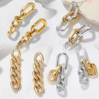 2022 hip hop fashion temperament chain earrings for women female european and american simple new earrings ins trend