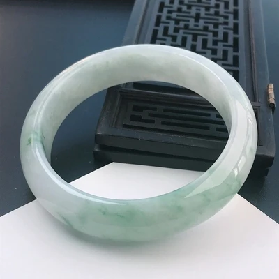 

zheru jewelry natural Burmese jadeite 54mm-64mm bracelet elegant princess jewelry best gift for mother to girlfriend