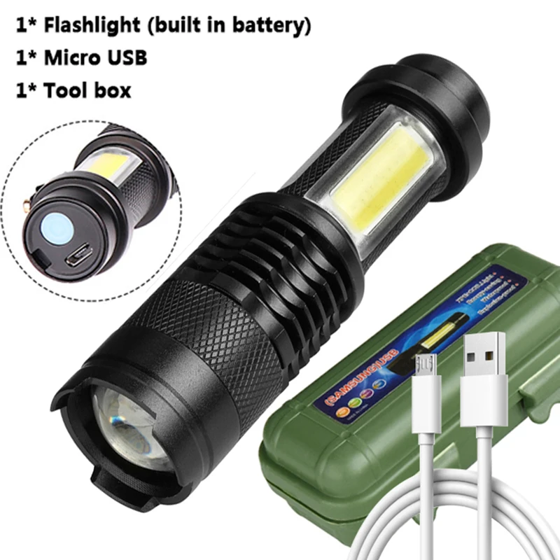 

High Power Mini Led Flashlight Torch Portable Lantern Torch Lantern Flash Outdoor Light Lantern Camping Mountaineering Lights