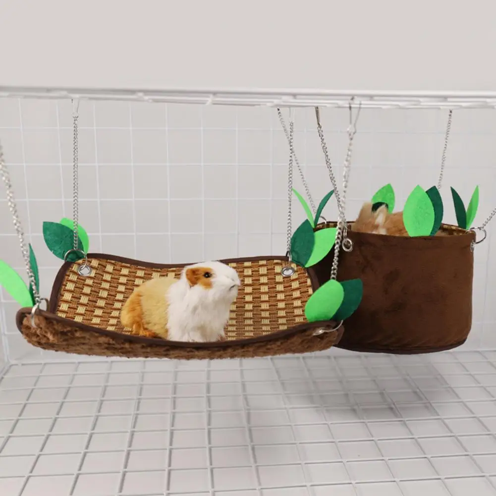 

Small Pet House Premium Fun Lightweight Hamster Hammock Mat Accessories for Gerbils Hamster Hammock Pet Bed
