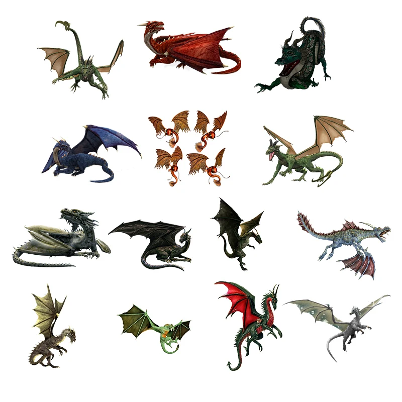 

Dinosaur Heat Transfers DIY Applique for T-Shirt Punk Dragon Patches Thermal Stickers on Clothes Iron-on child Clothing Patch