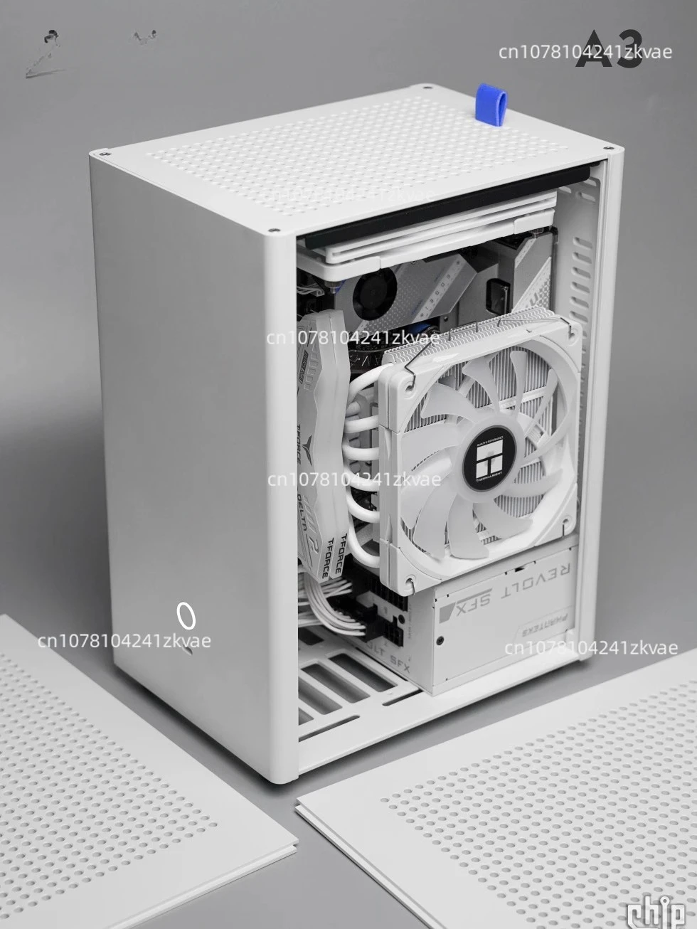 A3 ITX Mini чехол CNC обработка поддерживает 120 водяное охлаждение