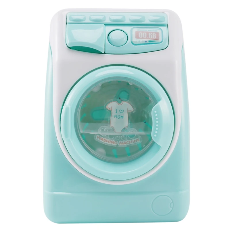 

Mini Educational Simulation Washing Machine Toys Kids Play House Pretend Toy For Children's Day Gift