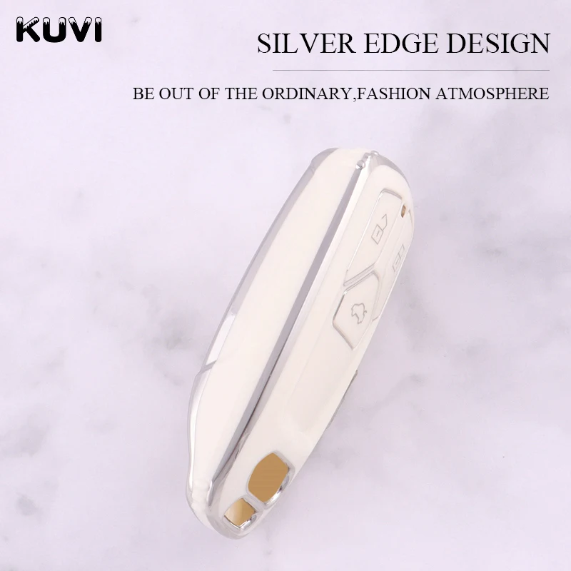 Чехол-держатель для дистанционного ключа из ТПУ Audi A5 A4 B9 TT Q7 A6 Q5 Sline SQ5 8S 8W 4M S4 S5 S7 TTS