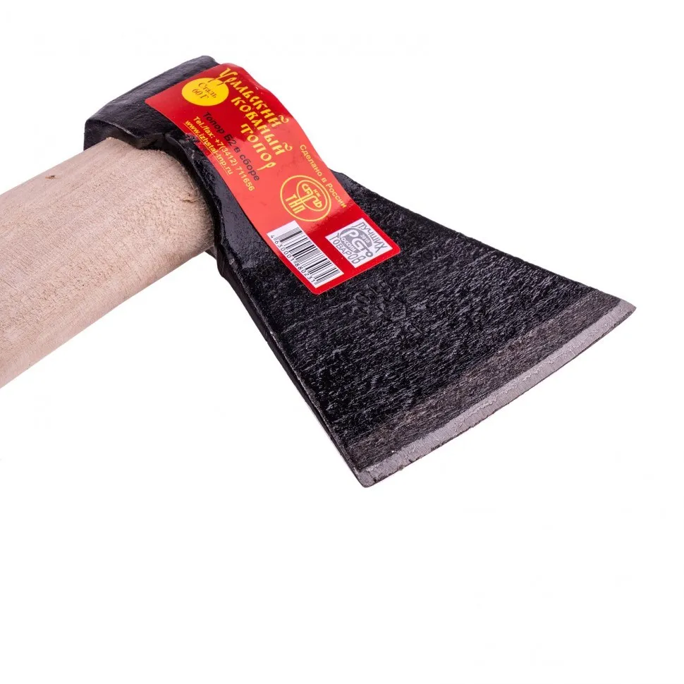 Топор кованый в сборе тип Б2 ширина лезвия 135 мм вес 840 г |