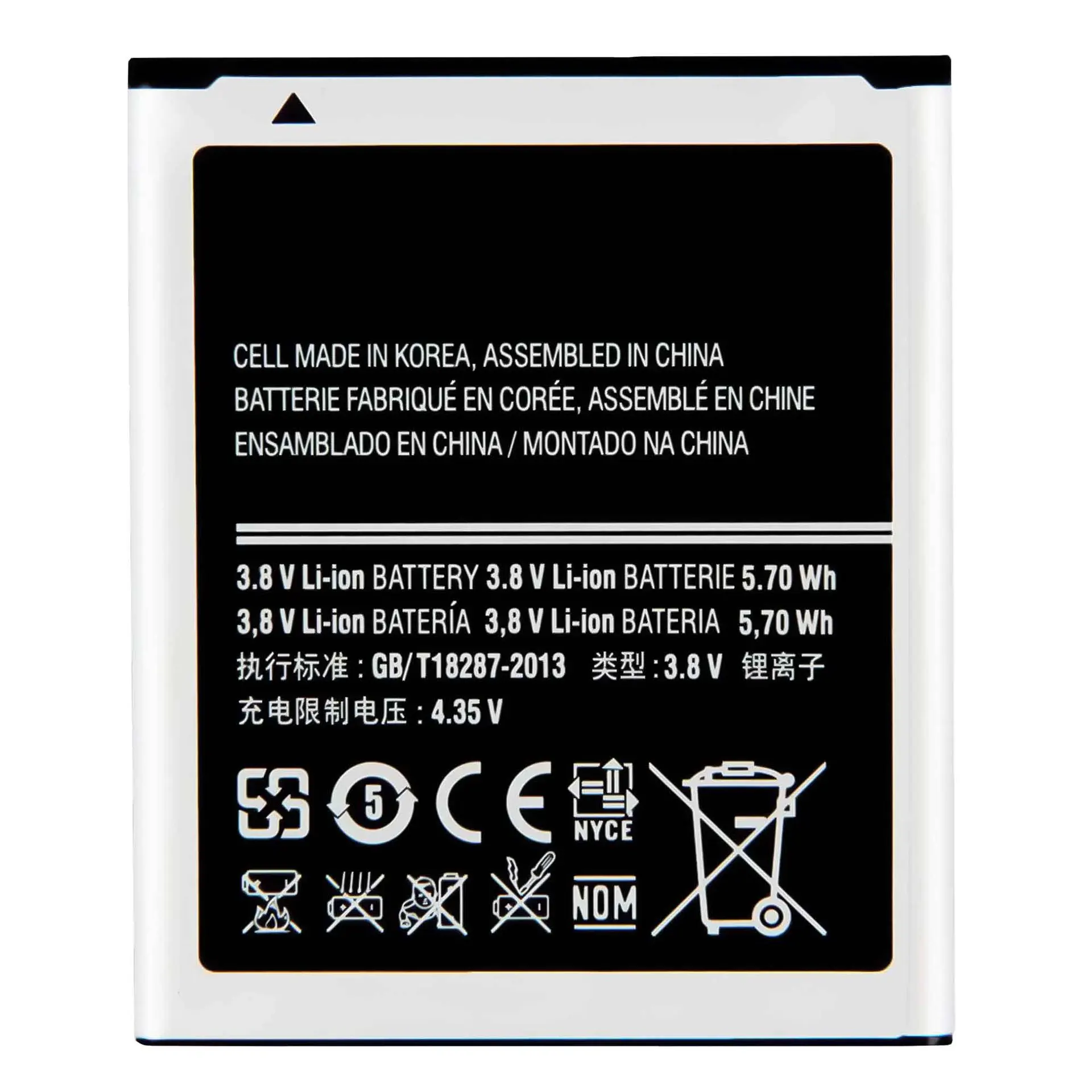 EB425161LU Battery For Samsung S7560 S7566 S7568 S7572 S7580 i8190 I739 I8160 S7582 J1MINI Repair Part Original Capacity Phone enlarge