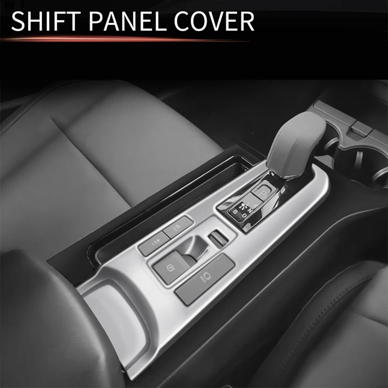 Car Central Control Gear Shift Panel Interior Modification For Toyota Prius 60 Series 2020-2023