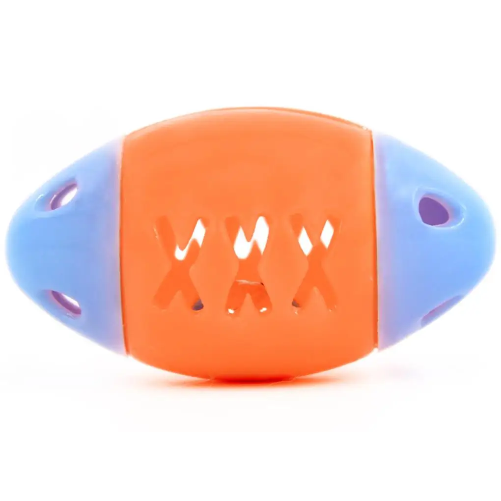 

1pc Pet Rugby Bell Ball Toy Colorful Hollow Rolling Bell Ball Pet Cat Toy Ball Plastic Bell Hollow Bell Ball Cat Training Toys