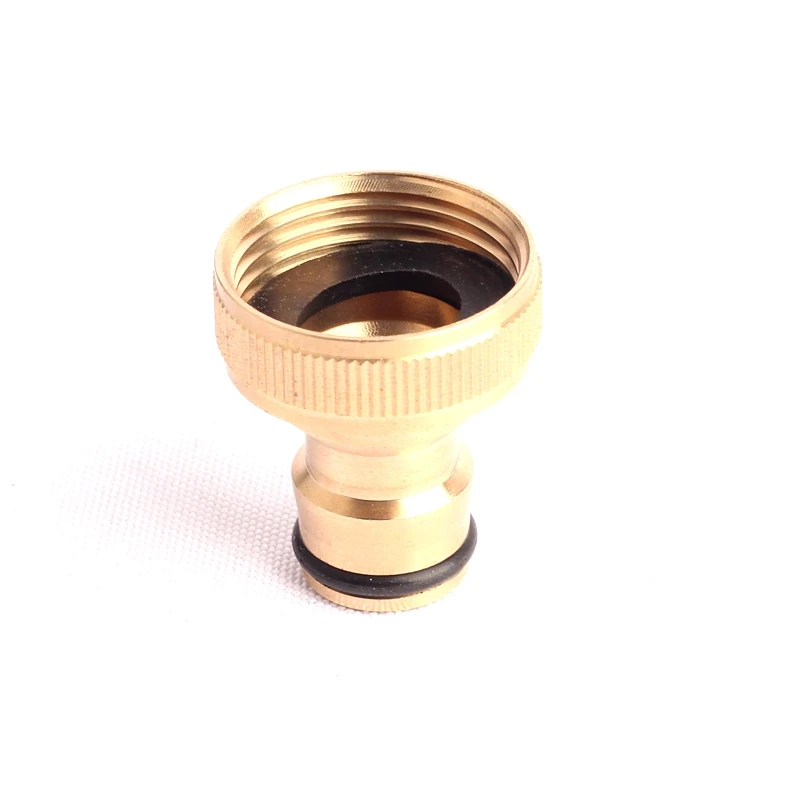 

3/4 Inch Female Thread Nipple Connector Brass Connector Hose Water Fittings Garden Quick Connector