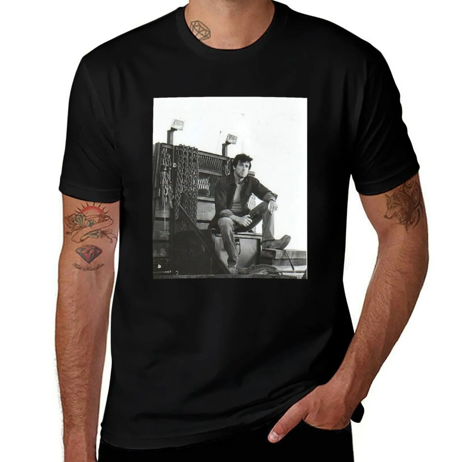 Фото Футболка Stallone Over The Top Funny T-Shirt, хлопковая, однотонная, мужская, в упаковке. №1