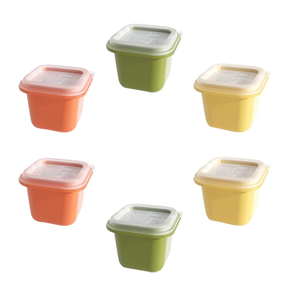 

6Pcs Single Household Ice Molds Colorful Ice Cube Molds