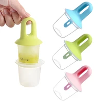 mini ice maker diy popsicle mold portable ice cream mold homemade ice cube maker with cover baby shake ice mould kitchen gadgets