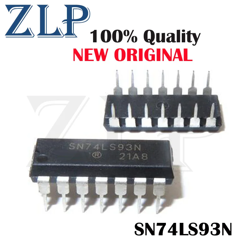10 шт./лот SN74LS93N 74LS93 HD74LS93P DIP-14 4-битный двоичный счетчик фотосессия новый оригинальный IC