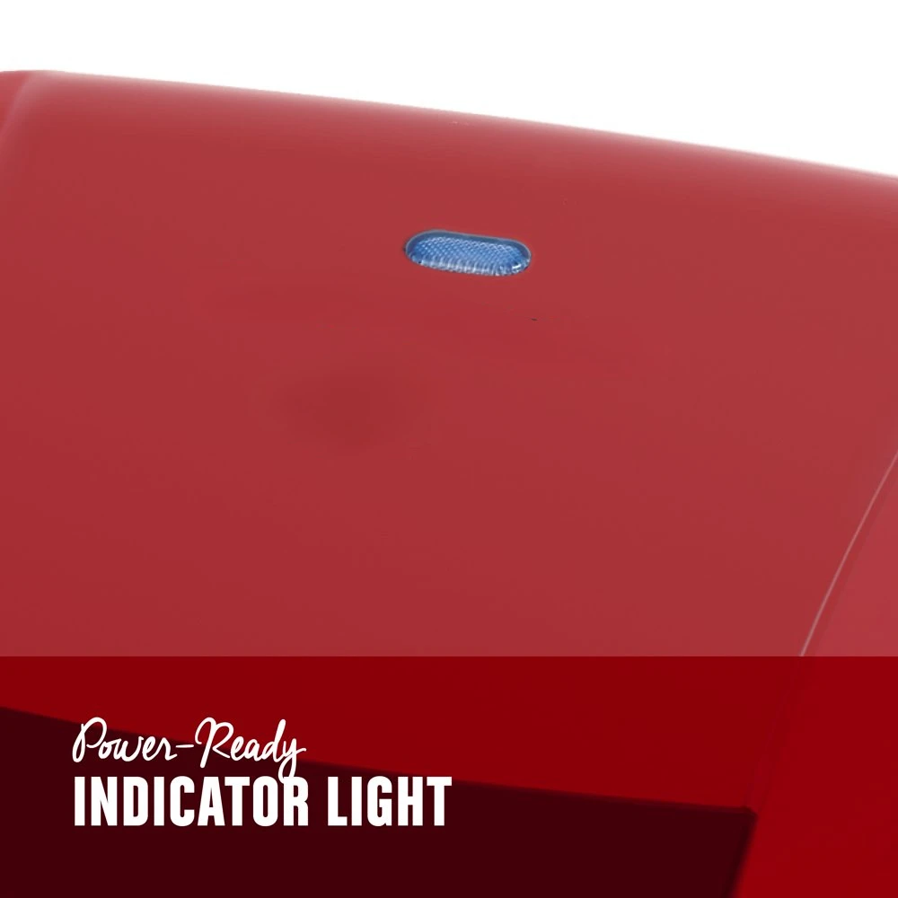 

5-Serving Removable Plate Indoor Grill and Press, Red, GRP0004R