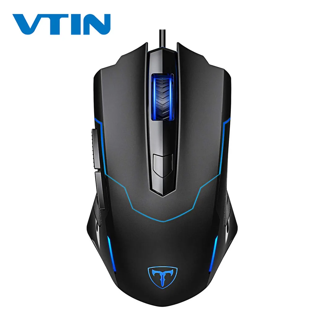 

VTIN Gaming Mouse Basic Comfortable Gaming Mice with 4 Adjustable DPI RGB Backlight Mice for Laptop PC Mac Windows