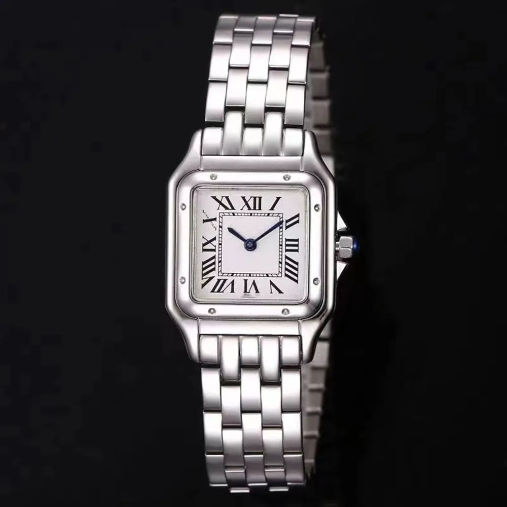 

2022 high quality luxury woman wristwatch foreign trade classic quartz small square watch stainless steel watch fashion watch
